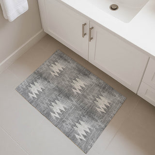 Dalyn Soft Essentials SE5 Graphite Area Rug Scatter Lifestyle Image Feature