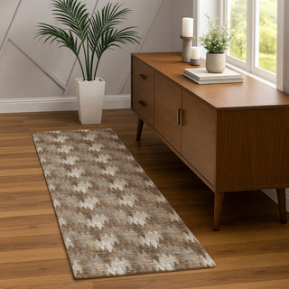 Dalyn Soft Essentials SE5 Mocha Area Rug Runner Lifestyle Image Feature