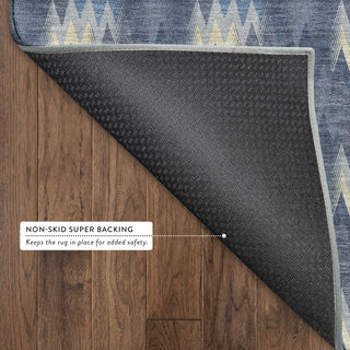 Dalyn Soft Essentials SE5 Navy Area Rug Backing Image