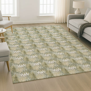 Dalyn Soft Essentials SE5 Olive Area Rug Lifestyle Image Feature