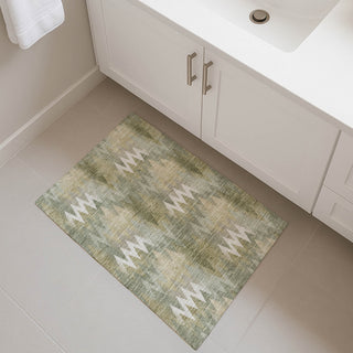 Dalyn Soft Essentials SE5 Olive Area Rug Scatter Lifestyle Image Feature