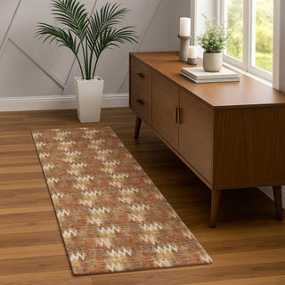 Dalyn Soft Essentials SE5 Paprika Area Rug Runner Lifestyle Image Feature