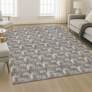 Dalyn Soft Essentials SE5 Pewter Area Rug Lifestyle Image Feature