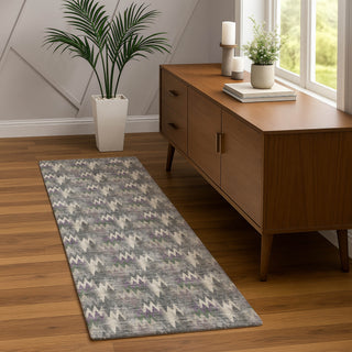 Dalyn Soft Essentials SE5 Pewter Area Rug Runner Lifestyle Image Feature