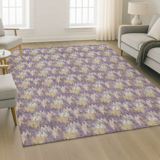 Dalyn Soft Essentials SE5 Plum Area Rug Lifestyle Image Feature