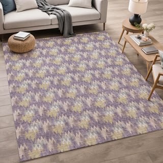 Dalyn Soft Essentials SE5 Plum Area Rug Lifestyle Image Feature