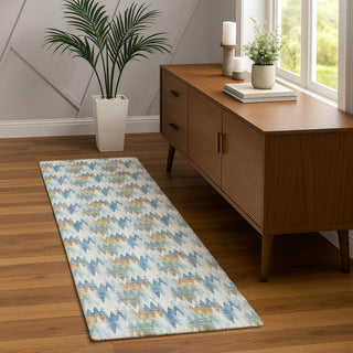 Dalyn Soft Essentials SE5 Seaside Area Rug Runner Lifestyle Image Feature