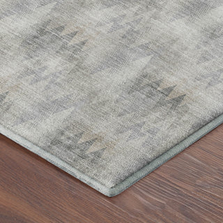 Dalyn Soft Essentials SE5 Silver Area Rug Corner Image