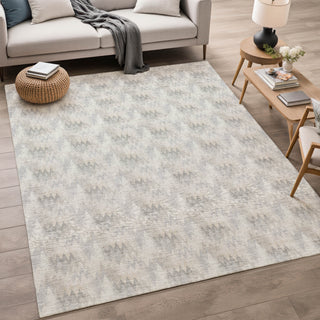 Dalyn Soft Essentials SE5 Silver Area Rug Lifestyle Image Feature