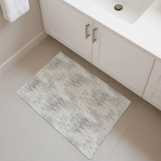 Dalyn Soft Essentials SE5 Silver Area Rug Scatter Lifestyle Image Feature
