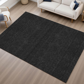 Dalyn Soft Essentials SE6 Black Area Rug Lifestyle Image Feature