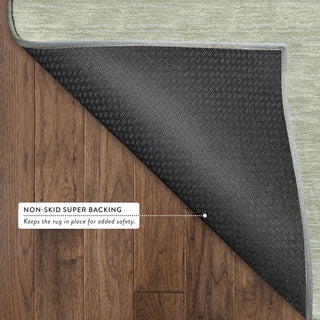 Dalyn Soft Essentials SE6 Celery Area Rug Backing Image
