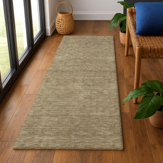 Dalyn Soft Essentials SE6 Coffee Area Rug Runner Lifestyle Image Feature