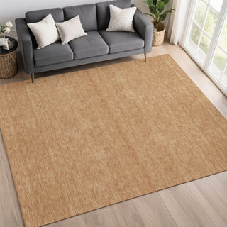 Dalyn Soft Essentials SE6 Copper Area Rug Lifestyle Image Feature