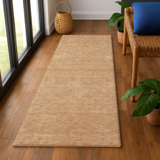 Dalyn Soft Essentials SE6 Copper Area Rug Runner Lifestyle Image Feature