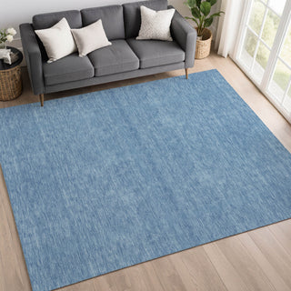 Dalyn Soft Essentials SE6 Denim Area Rug Lifestyle Image Feature