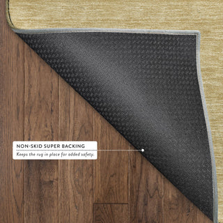 Dalyn Soft Essentials SE6 Gold Area Rug Backing Image