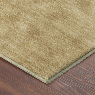 Dalyn Soft Essentials SE6 Gold Area Rug Corner Image