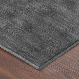 Dalyn Soft Essentials SE6 Graphite Area Rug Corner Image