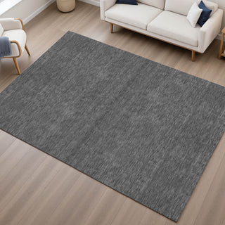 Dalyn Soft Essentials SE6 Graphite Area Rug Lifestyle Image Feature