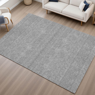 Dalyn Soft Essentials SE6 Graphite Area Rug Lifestyle Image Feature