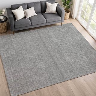 Dalyn Soft Essentials SE6 Graphite Area Rug Lifestyle Image Feature