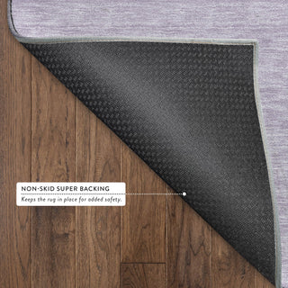 Dalyn Soft Essentials SE6 Lavender Area Rug Backing Image