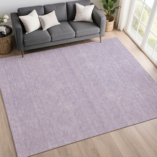 Dalyn Soft Essentials SE6 Lavender Area Rug Lifestyle Image Feature
