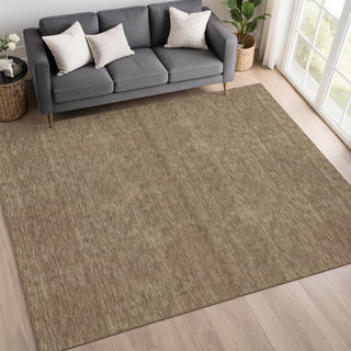Dalyn Soft Essentials SE6 Mocha Area Rug Lifestyle Image Feature