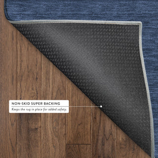 Dalyn Soft Essentials SE6 Navy Area Rug Backing Image