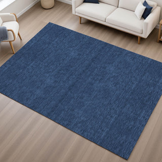 Dalyn Soft Essentials SE6 Navy Area Rug Lifestyle Image Feature