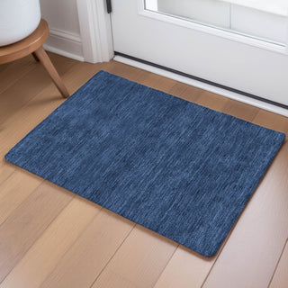Dalyn Soft Essentials SE6 Navy Area Rug Scatter Lifestyle Image Feature