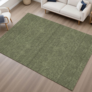 Dalyn Soft Essentials SE6 Olive Area Rug Lifestyle Image Feature