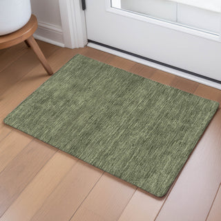 Dalyn Soft Essentials SE6 Olive Area Rug Scatter Lifestyle Image Feature
