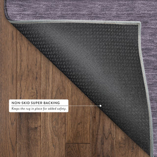 Dalyn Soft Essentials SE6 Plum Area Rug Backing Image