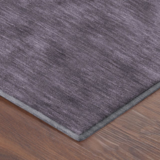 Dalyn Soft Essentials SE6 Plum Area Rug Corner Image