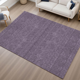 Dalyn Soft Essentials SE6 Plum Area Rug Lifestyle Image Feature
