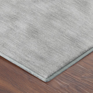 Dalyn Soft Essentials SE6 Silver Area Rug Corner Image