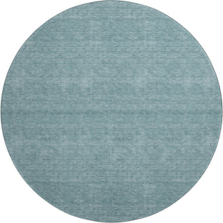 Dalyn Soft Essentials SE6 Teal Area Rug Round Main Image