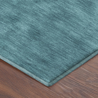 Dalyn Soft Essentials SE6 Turquoise Area Rug Corner Image