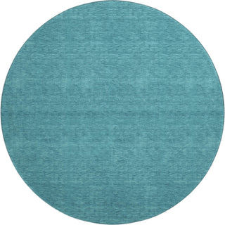 Dalyn Soft Essentials SE6 Turquoise Area Rug Round Main Image