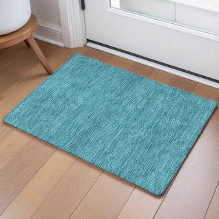 Dalyn Soft Essentials SE6 Turquoise Area Rug Scatter Lifestyle Image Feature