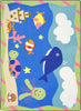 Joy Carpets Kid Essentials Sea Babies Multi Area Rug