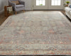 Havila Fine Rugs Evie S1011 Gray/Multi Area Rug Lifestyle Image Feature