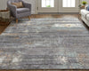 Havila Fine Rugs Evie S1013 Charcoal Area Rug Lifestyle Image Feature