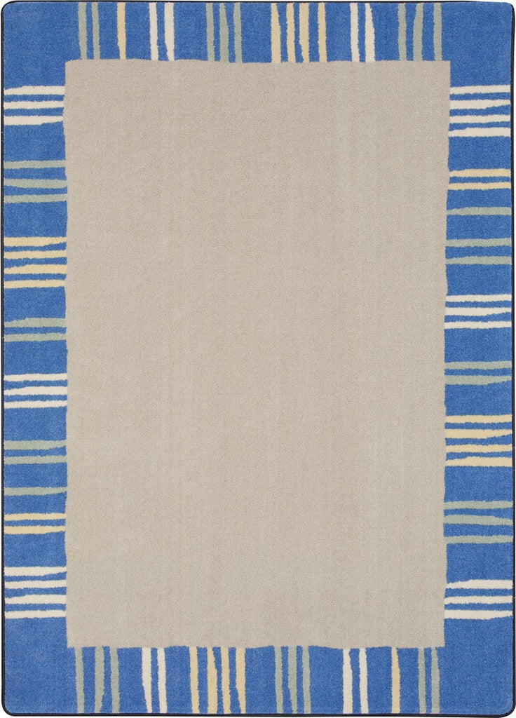 Joy Carpets Kid Essentials Seeing Stripes Pastel Area Rug