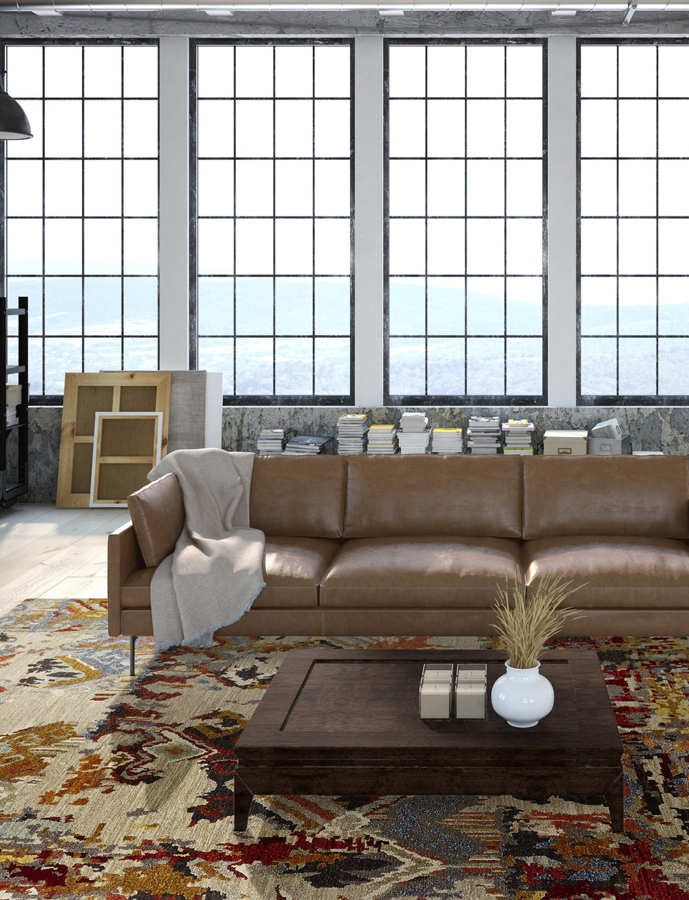 featured Ancient Boundaries Sena SEN-45 Area Rug Lifestyle Image