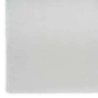 Nourison Soft Plush Rabbit Fur SFF01 Silver Area Rug Corner Image