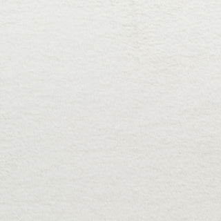 Nourison Soft Plush Rabbit Fur SFF01 White Area Rug Corner Image