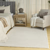 Nourison Soft Plush Rabbit Fur SFF01 Beige Area Rug Corner Image